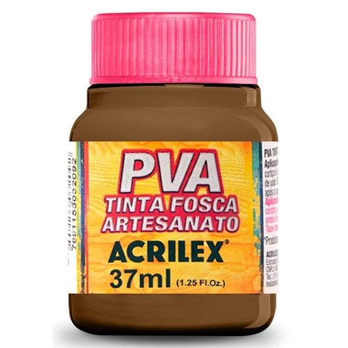 tinta pva plástica 37ml marrom