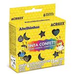 tinta confetti 15ml 6 cores tinta confetti 15ml 6 cores