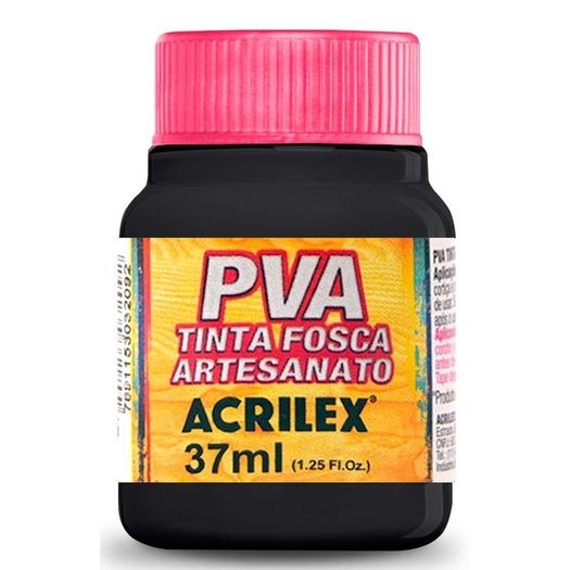 tinta pva plástica 37ml preto tinta pva plástica 37ml preto