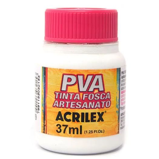 tinta pva plástica 37ml branca tinta pva plástica 37ml branca