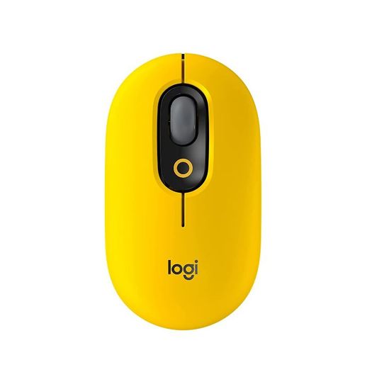 mouse bluetooth pop blast yellow - logitech