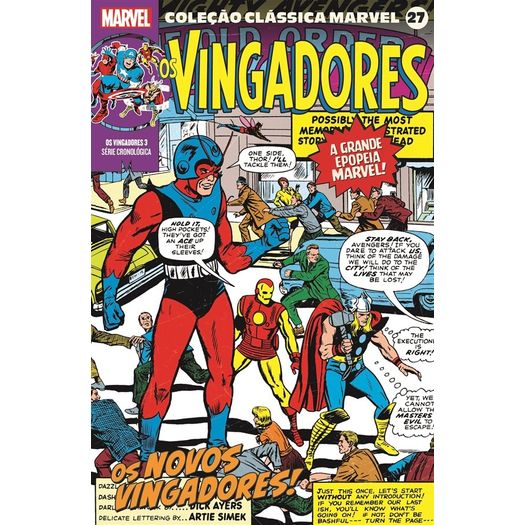 coleção clássica marvel 27 - os vingadores 03 coleção clássica marvel 27 - os vingadores 03
