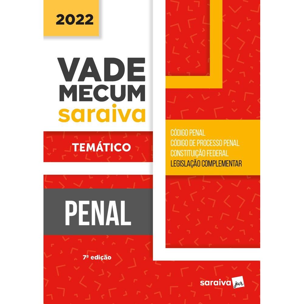 Vade Mecum Saraiva 2022 - Penal - Livrarias Curitiba