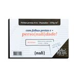 fichas pretas 4x6 pautadas 120g 40f 62099 nali fichas pretas 4x6 pautadas 120g 40f 62099 nali