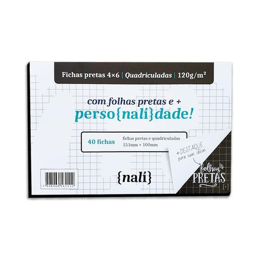 fichas pretas 4x6 quadriculadas 120g 40 folhas fichas pretas 4x6 quadriculadas 120g 40 folhas