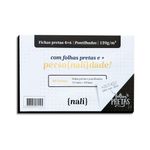 fichas-pretas-4x6-pontilhadas-120g-40f-62105-nali fichas-pretas-4x6-pontilhadas-120g-40f-62105-nali