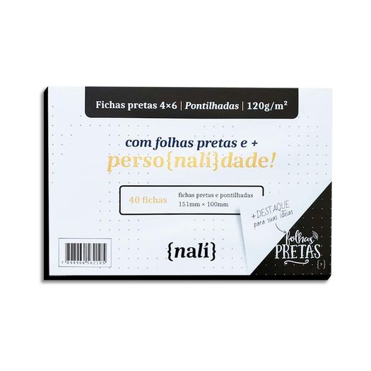 fichas pretas 4x6 pontilhadas 120g 40 folhas fichas pretas 4x6 pontilhadas 120g 40 folhas