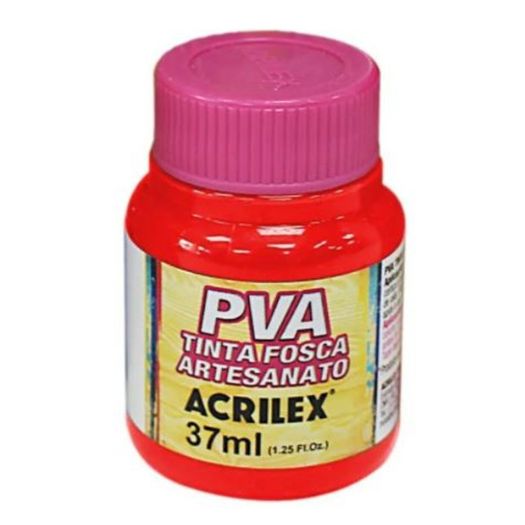 tinta pva plástica 37ml vermelho escarlate tinta pva plástica 37ml vermelho escarlate
