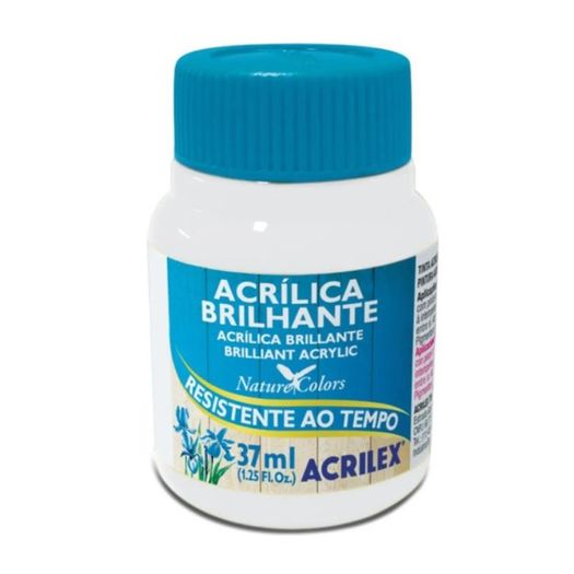 tinta acrílica brilhante 37ml branco tinta acrílica brilhante 37ml branco