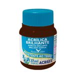 tinta acrílica brilhante 37ml marrom