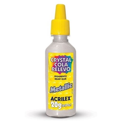 cola relevo crystal metallic 20g prata cola relevo crystal metallic 20g prata