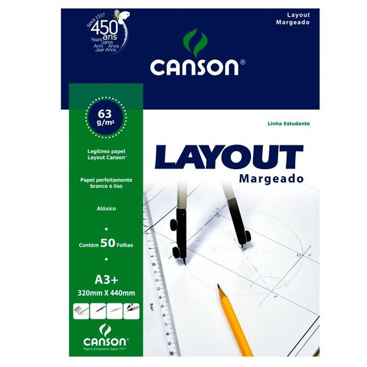 bloco layout a3 com margem 50f 63g canson bloco layout a3 com margem 50f 63g canson