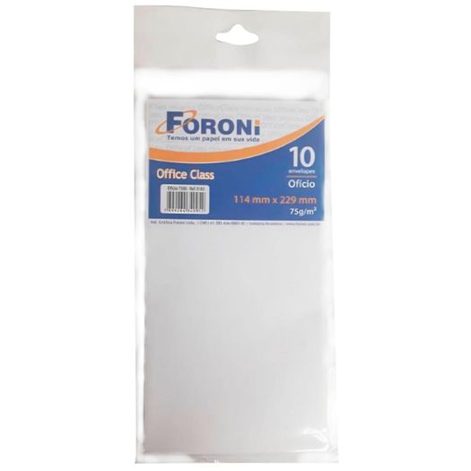 envelope ofício branco com 10 unidades envelope ofício branco com 10 unidades
