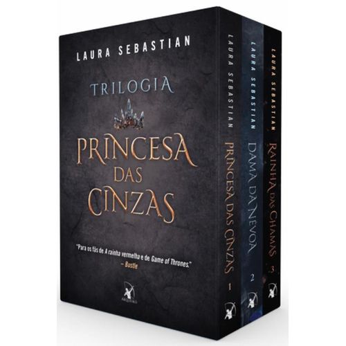 box trilogia princesa das cinzas