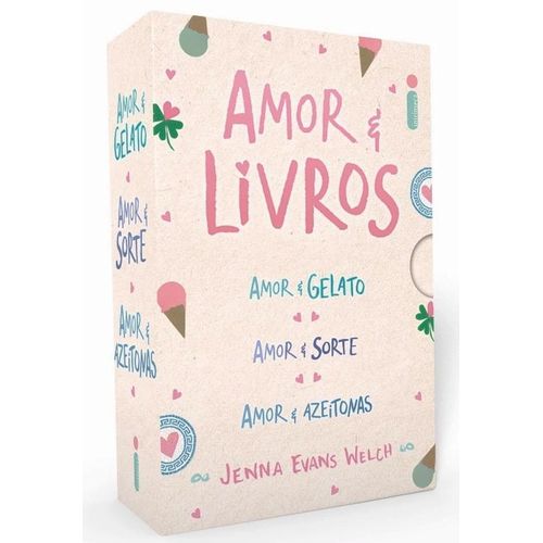 box amor e livros - 3 volumes