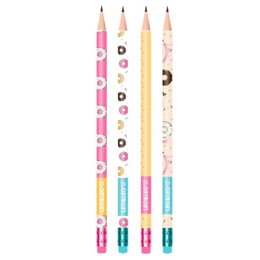 lápis grafite com borracha hb donut lápis grafite com borracha hb donut