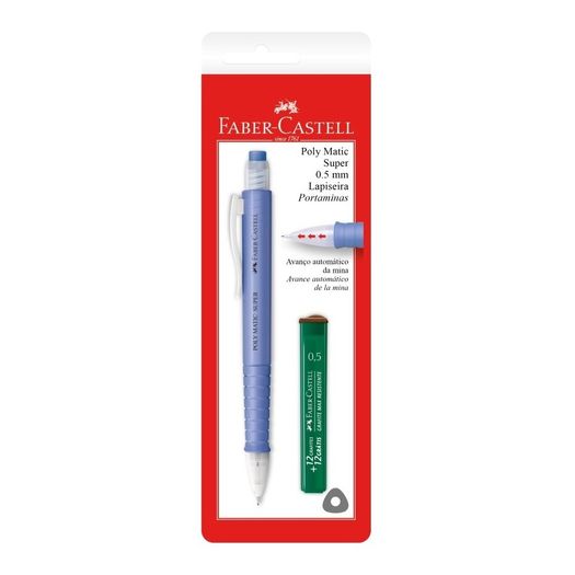 lapiseira 0,5 poly matic super + grafite lapiseira 0,5 poly matic super + grafite