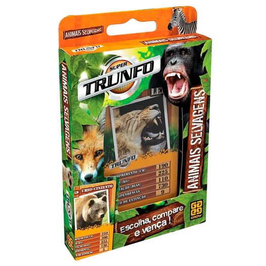 jogo de cartas super trunfo animais selvagens jogo de cartas super trunfo animais selvagens