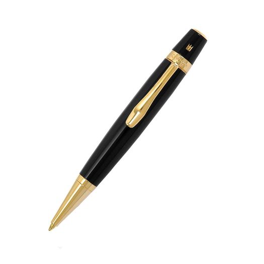 caneta esferográfica mini savoy preta crown