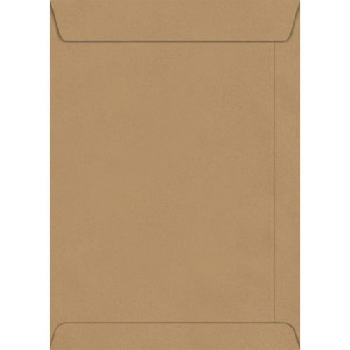 Envelope Saco 176x250mm Kraft Natural 10 Unidades