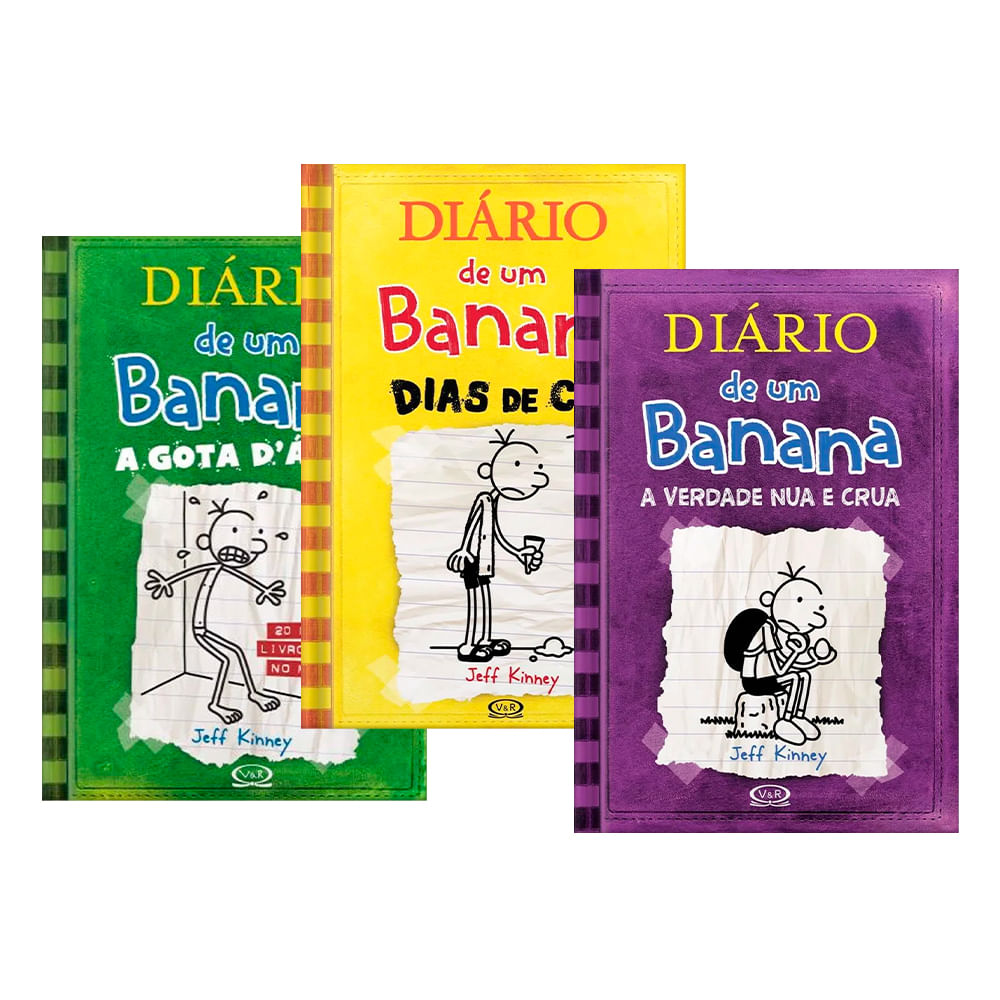 Box Diário de um Banana 5 Volumes