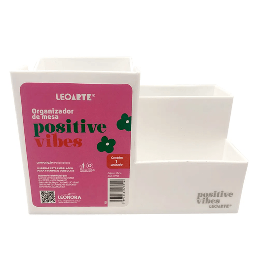 organizador de mesa 3 divisórias positive vibes organizador de mesa 3 divisórias positive vibes