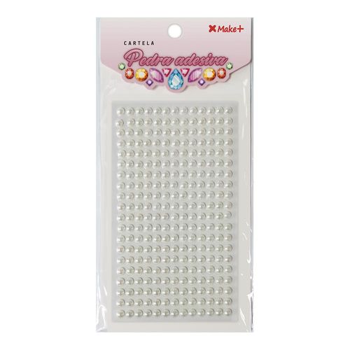 adesivo pedra 3d meia pérola