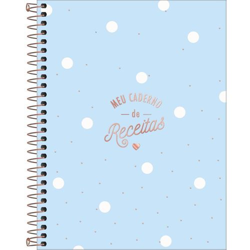 caderno de receitas soho 80 folhas