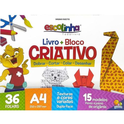 livro + bloco criativo