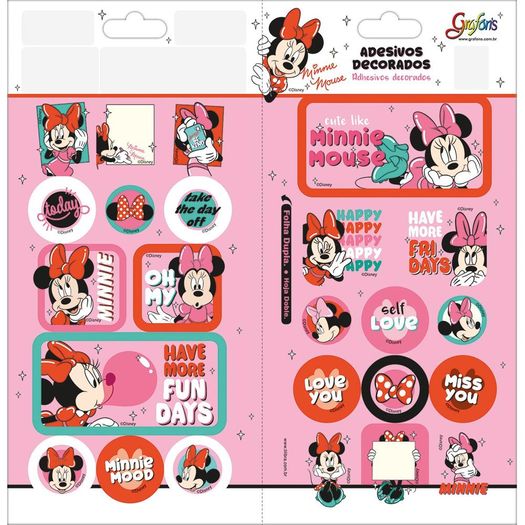 adesivo sticker minnie adesivo sticker minnie