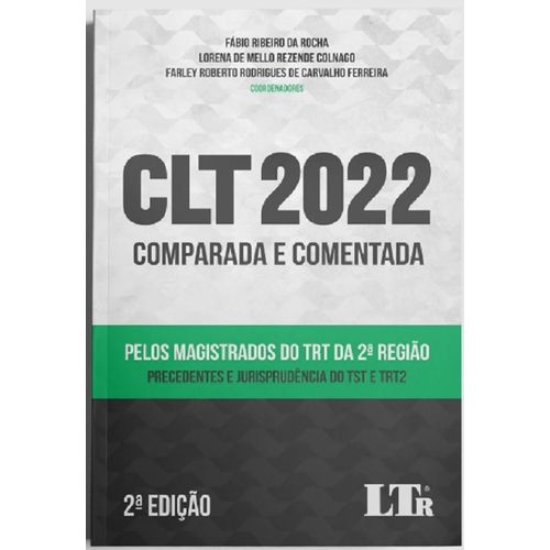 clt 2022 - comparada e comentada