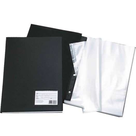 pasta catálogo capa plástica c/visor 100 envelopes