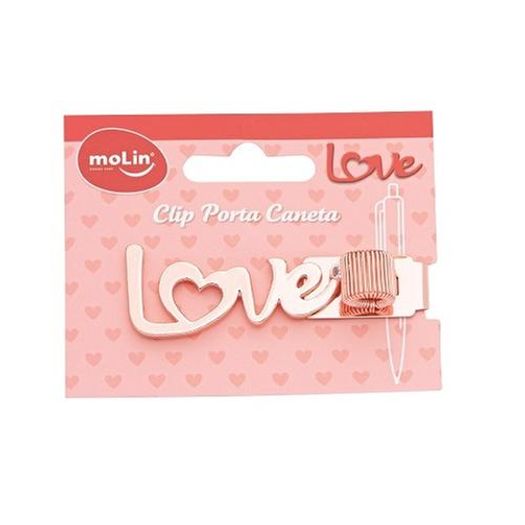 suporte de metal clip para caneta love suporte de metal clip para caneta love