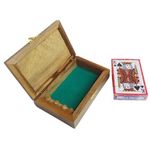 jogo de truco com baralho e pinos em caixa de madeira jogo de truco com baralho e pinos em caixa de madeira