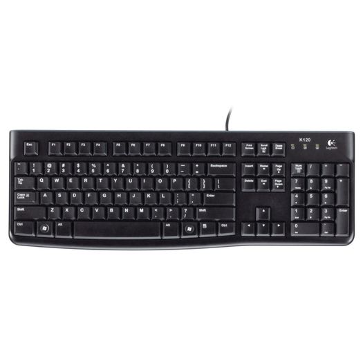 teclado usb com fio k120 - logitech teclado usb com fio k120 - logitech