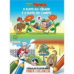turma da mônica - fábulas ilustradas para colorir - o rato da cidade e o rato do campo turma da mônica - fábulas ilustradas para colorir - o rato da cidade e o rato do campo