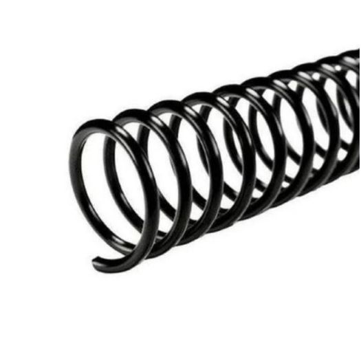 espirais de encadernação 17mm 100un preto plaspiral espirais de encadernação 17mm 100un preto plaspiral