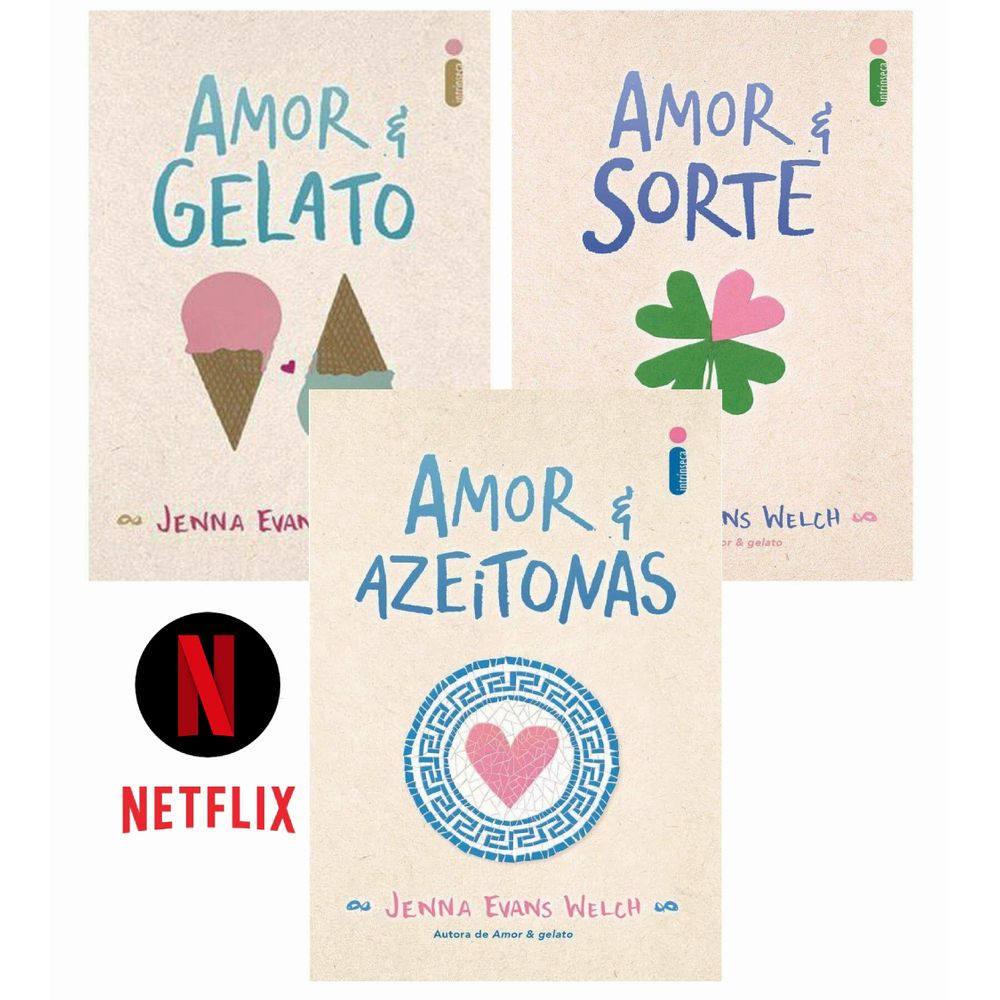Coleção Especial - Amor e Gelato - Netflix - Livrarias Curitiba