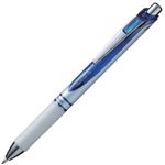 caneta gel 0,7mm energel corpo perola azul sm/bl77pw-c pentel blister