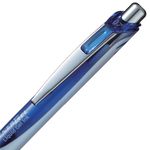 caneta gel 0,7mm energel corpo perola azul sm/bl77pw-c pentel blister