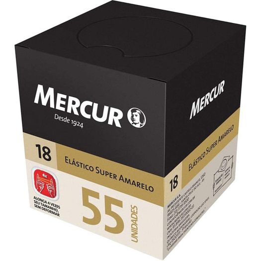elástico n18 amarelo 55 unidades elástico n18 amarelo 55 unidades