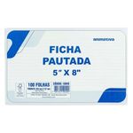 ficha pautada 100 folhas ficha pautada 100 folhas