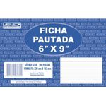 ficha pautada 6x9 100 folhas ficha pautada 6x9 100 folhas