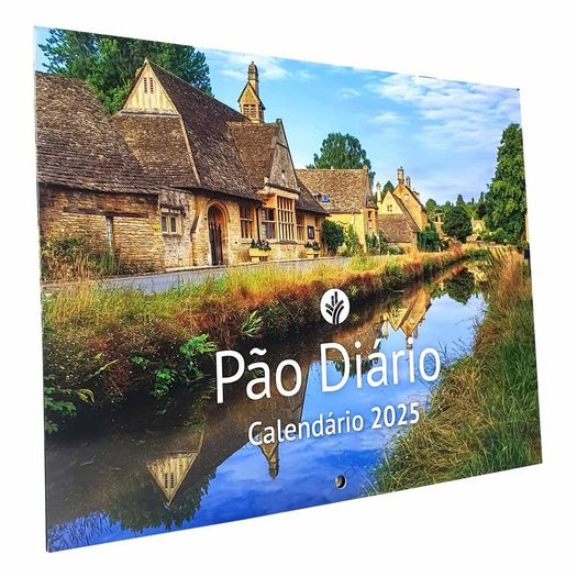 calendário 2025 paisagem 12 meses 28x21cm pão diário calendário 2025 paisagem 12 meses 28x21cm pão diário