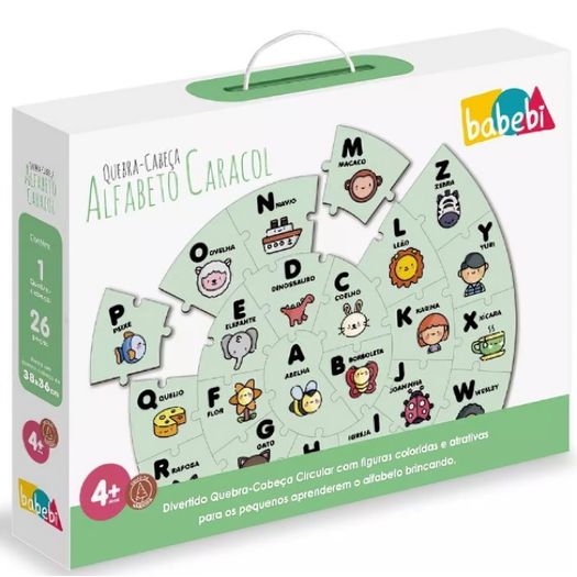 quebra-cabeça alfabeto caracol quebra-cabeça alfabeto caracol