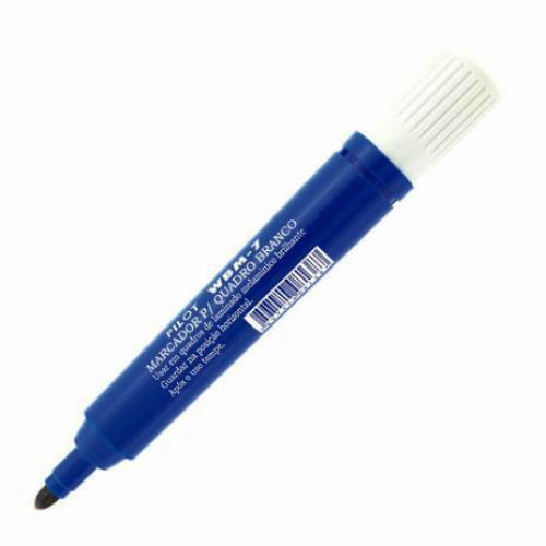 caneta quadro branco azul wbm-7 pilot blister