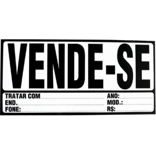 cartaz vende-se 50un