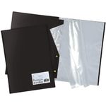 pasta catálogo capa plástica com visor preto 10 envelopes pasta catálogo capa plástica com visor preto 10 envelopes