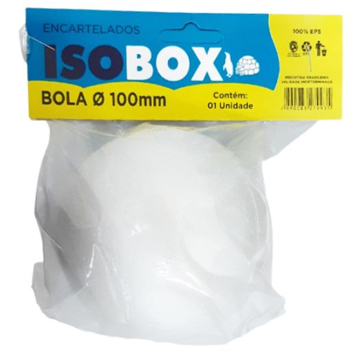 bola de isopor 100mm 1 unidade bola de isopor 100mm 1 unidade
