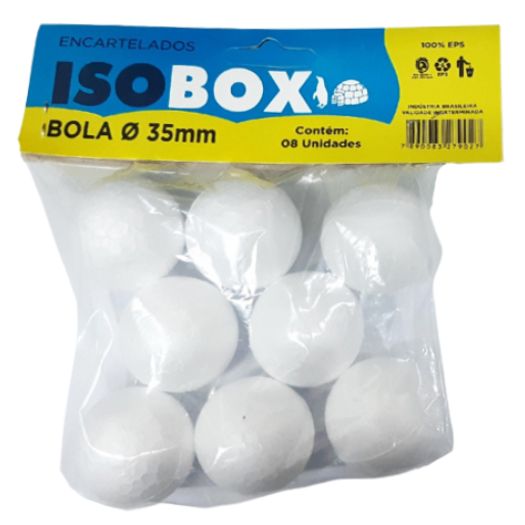 bola de isopor 35mm 8 unidades bola de isopor 35mm 8 unidades